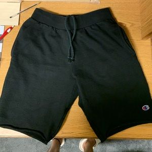 Black champion sweatshorts